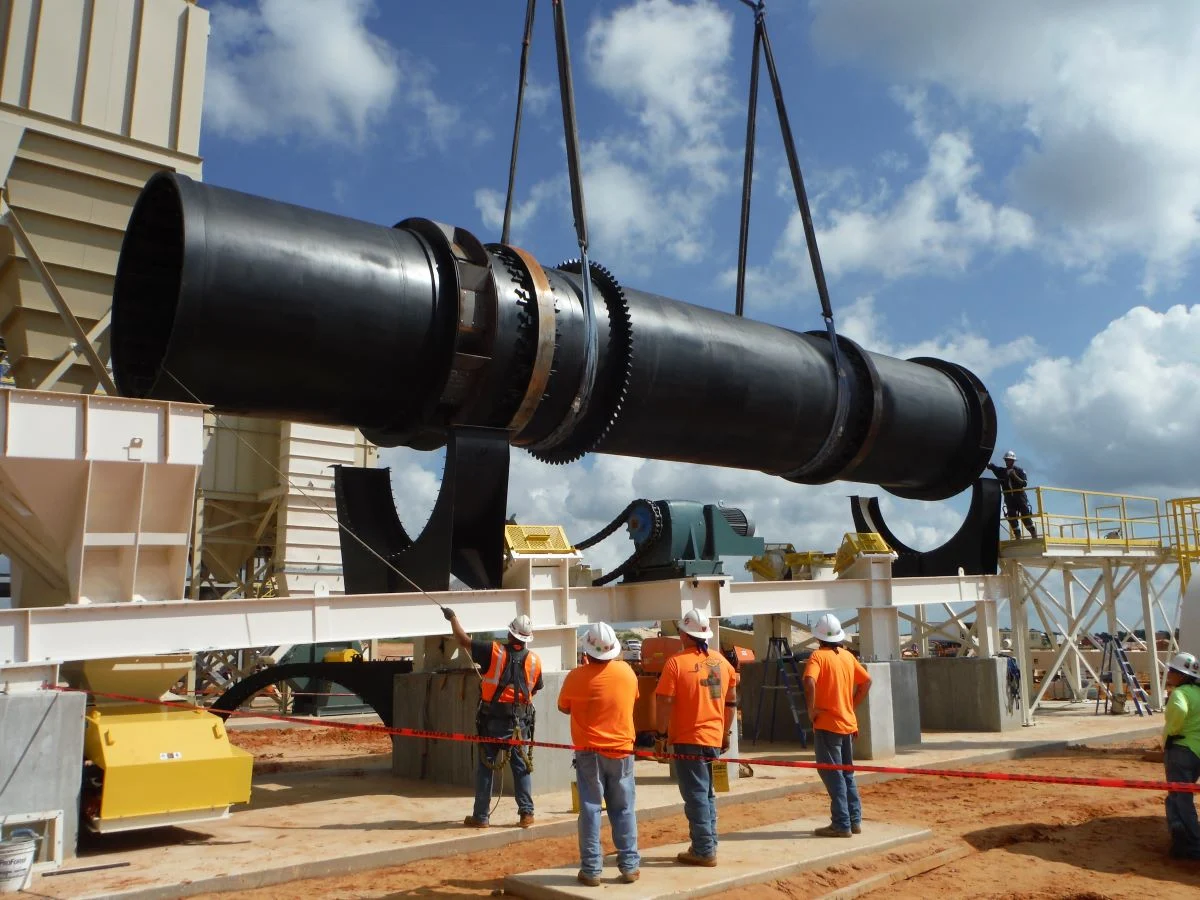 Rotary Dryer Installation IAC Adelphi-1